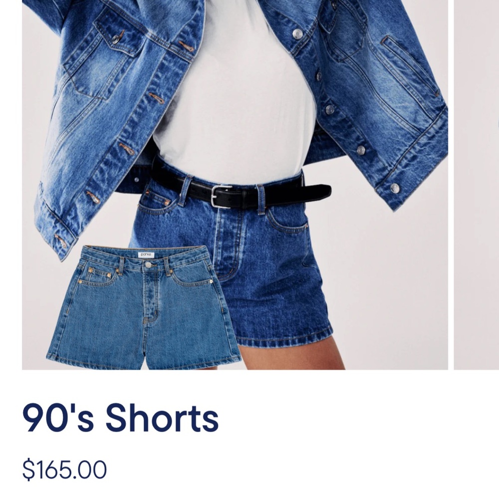 Parke 90’s Denim Women's Shorts